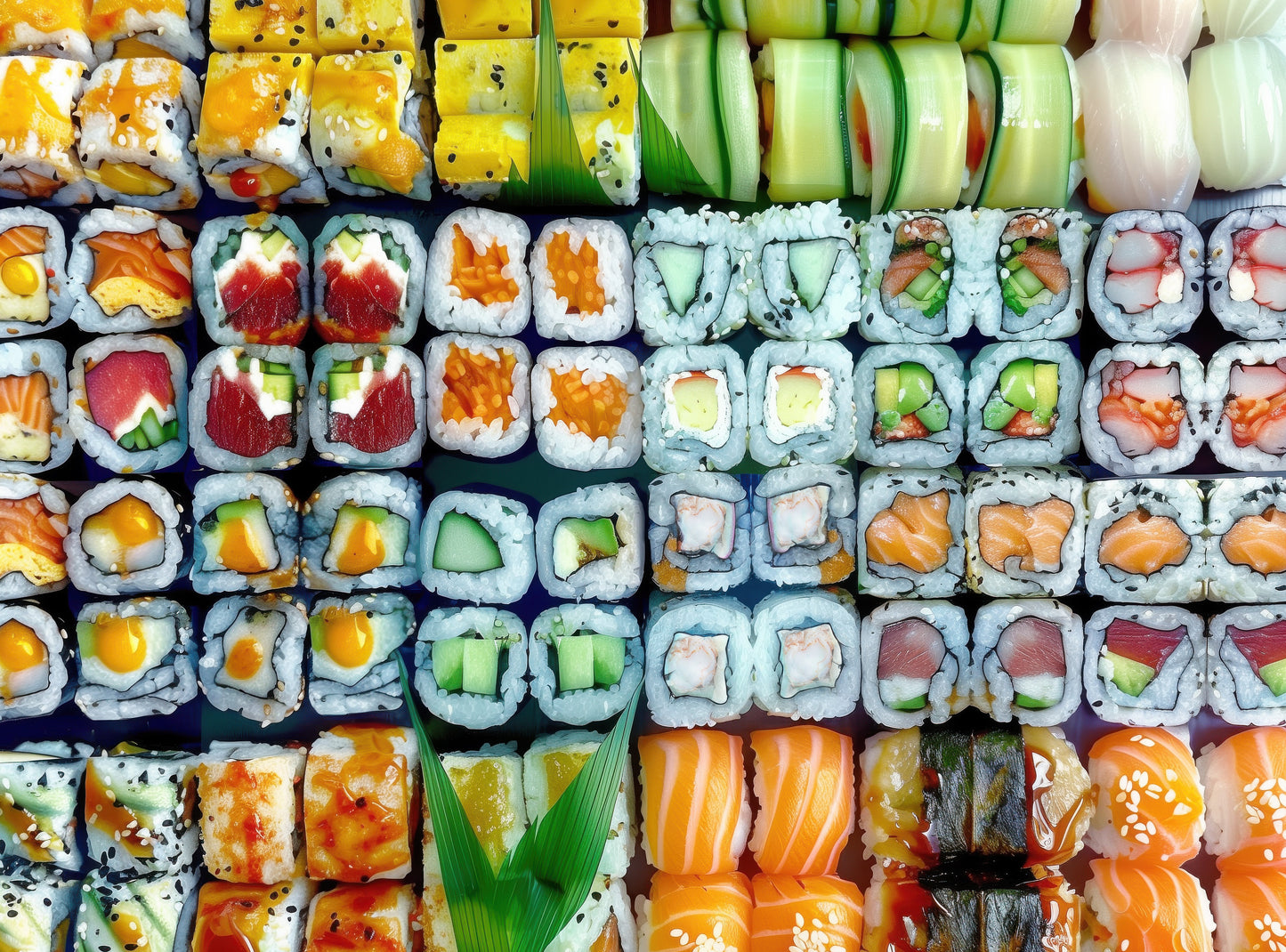 1000 Piece Jigsaw Puzzle for Adults - Sushi Rolls Gourmet Food - Savor the Sea